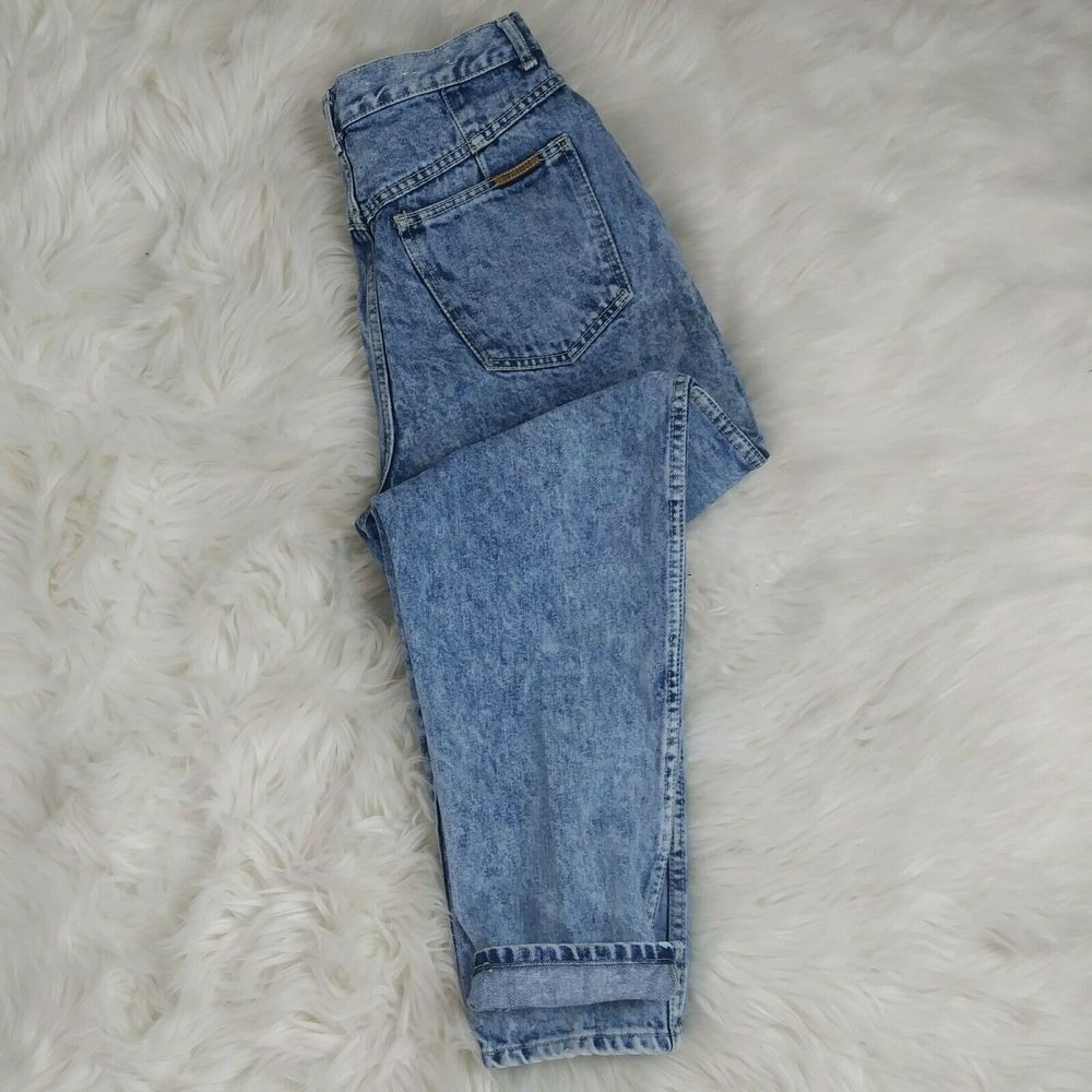 GITANO Vtg 80s 90s Acid Wash High Rise Mom